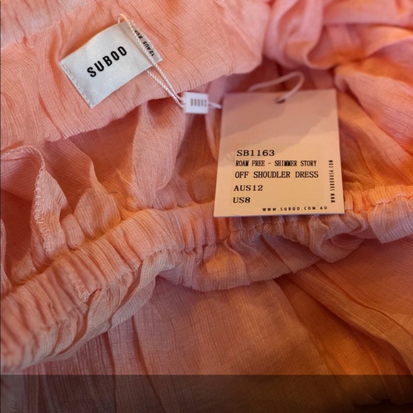 SUBOO The ROAM FREE Dress Rose $388 - Picture 8 of 8